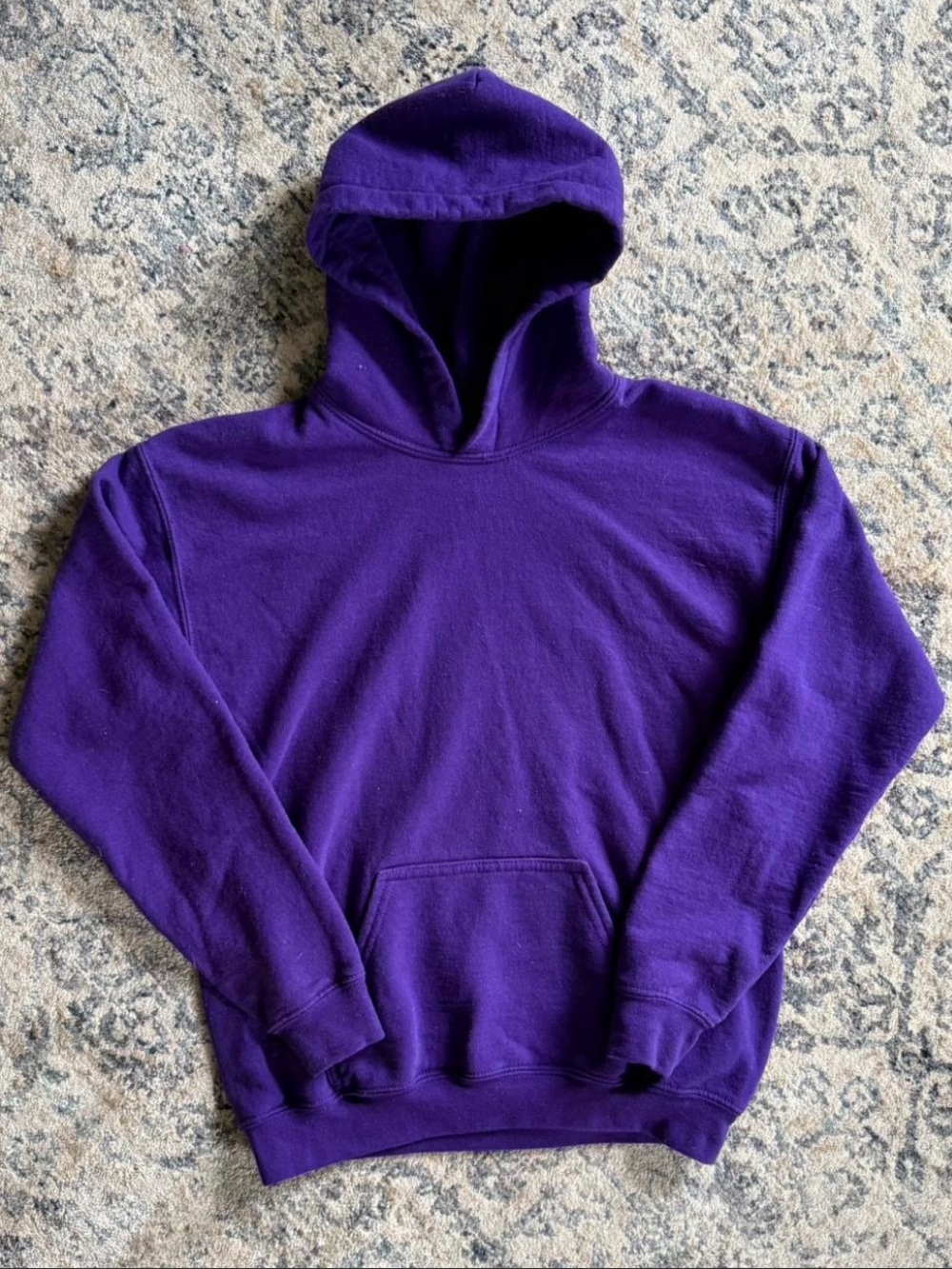Purple Blank Hoodie